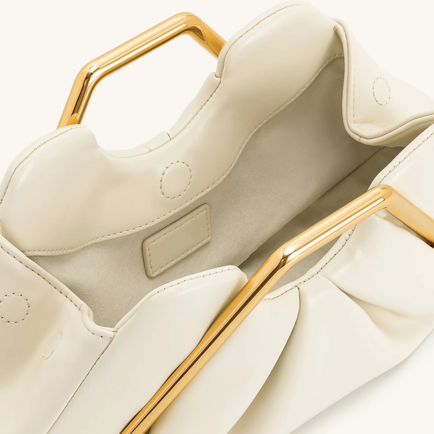 Eclipse Handle Clutch Handbag