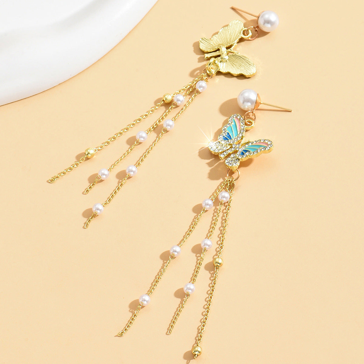 Butterfly Drop Earrings