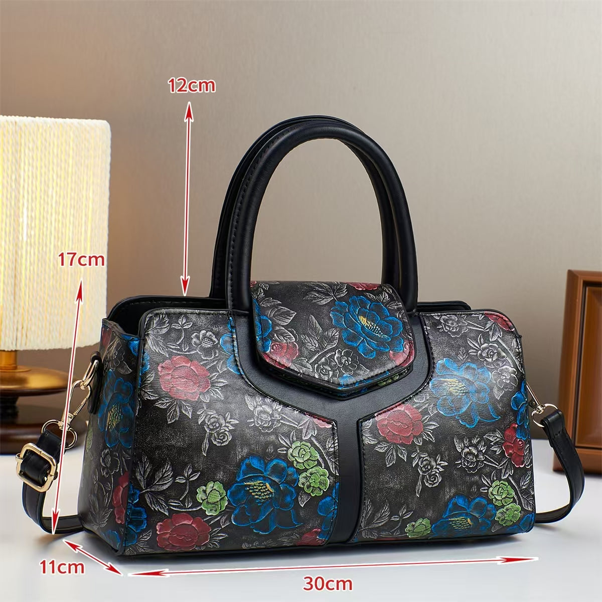 Floral Tote Handbag