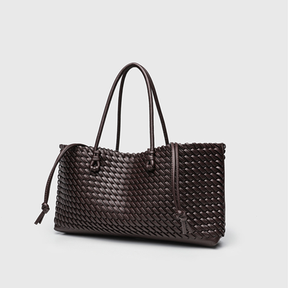 Heritage Interlace Bucket Tote