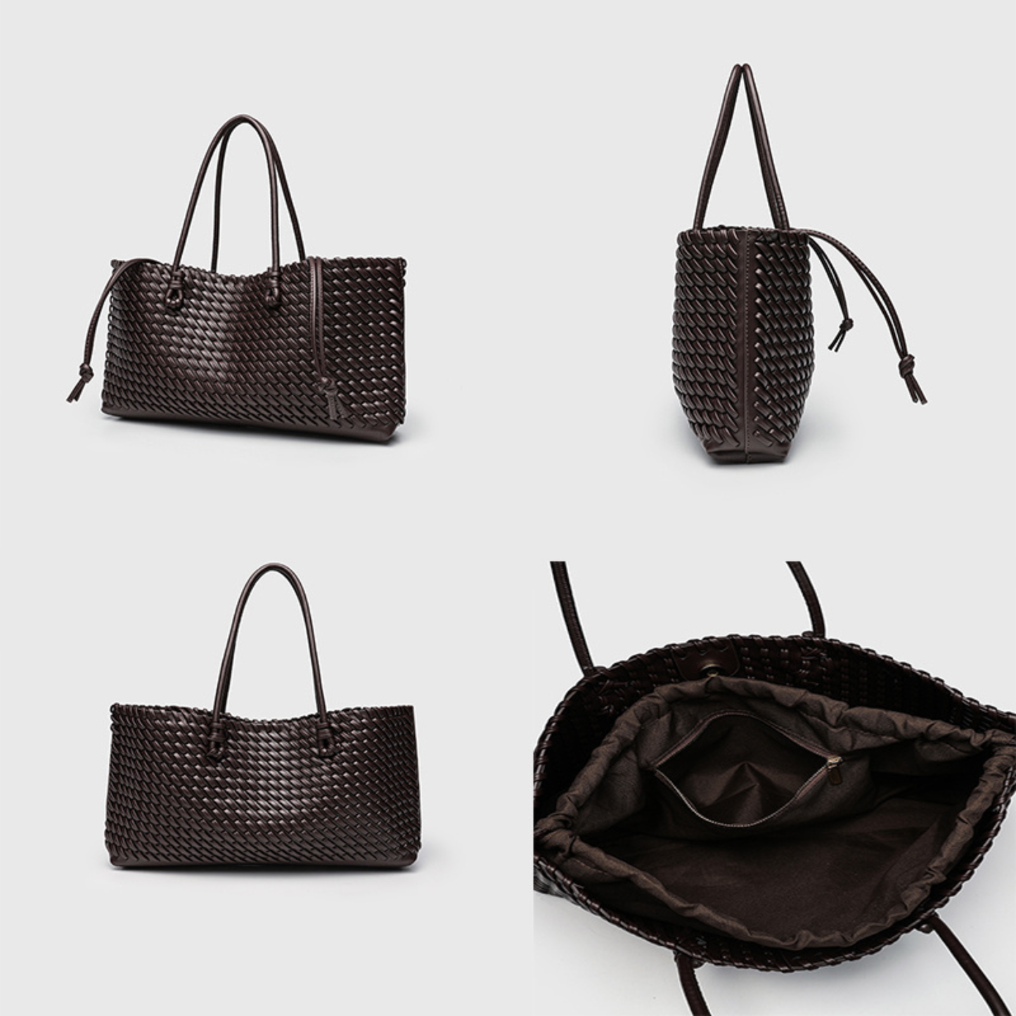 Heritage Interlace Bucket Tote