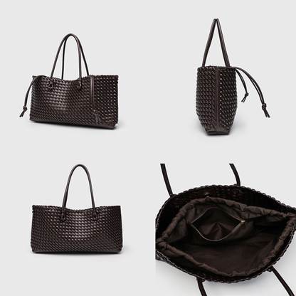 Heritage Interlace Bucket Tote