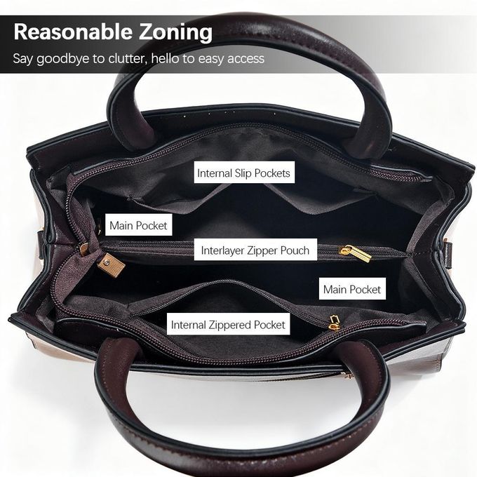 Artisan Patch Tote Handbag