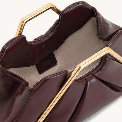 Eclipse Handle Clutch Handbag