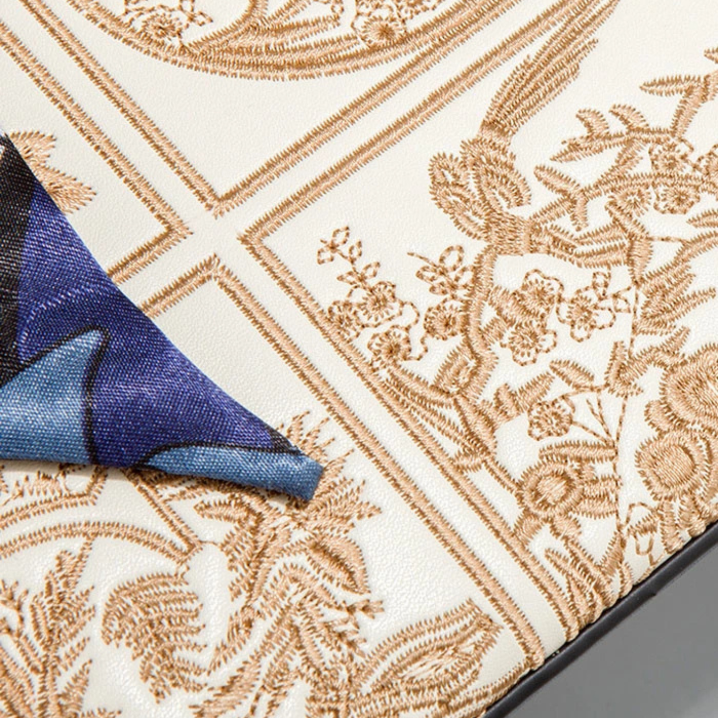 Regal Mosaic Blue Tote Handbag