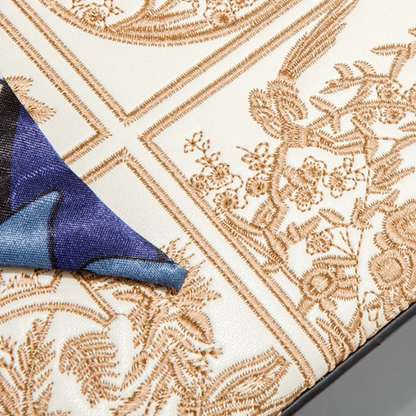 Regal Mosaic Blue Tote Handbag