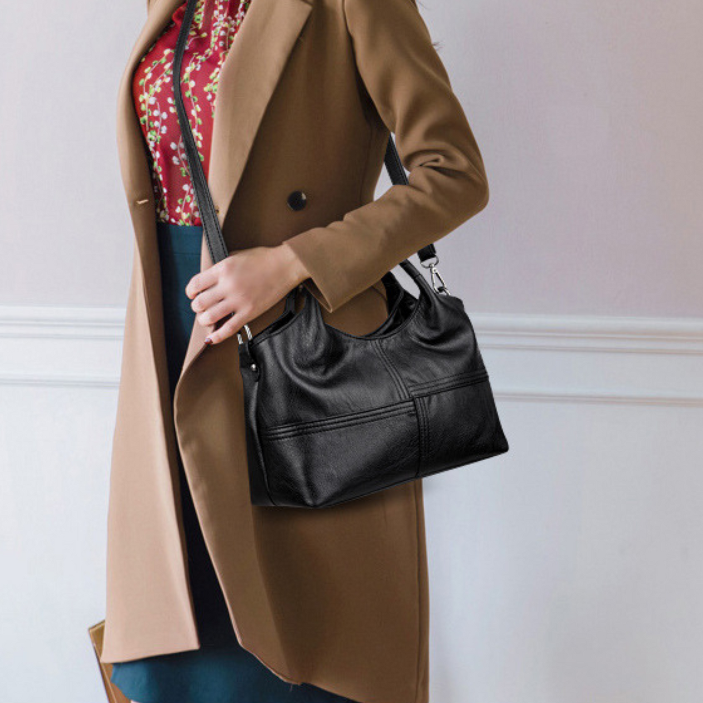 Midnight Luxe Tote Handbag