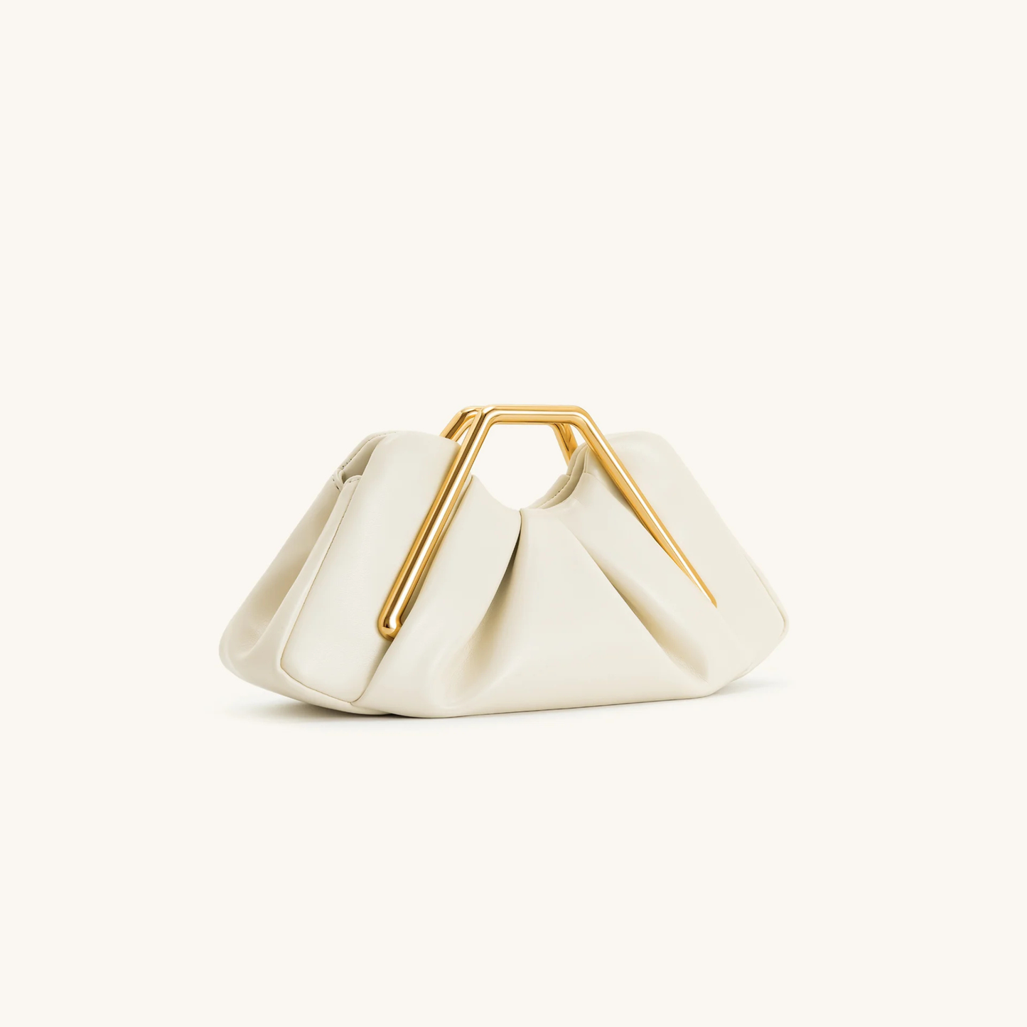 Eclipse Handle Clutch Handbag