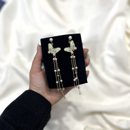 Butterfly Drop Earrings