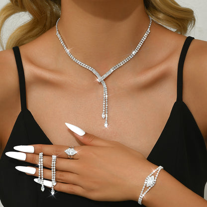 Zircon Eve Necklace Set