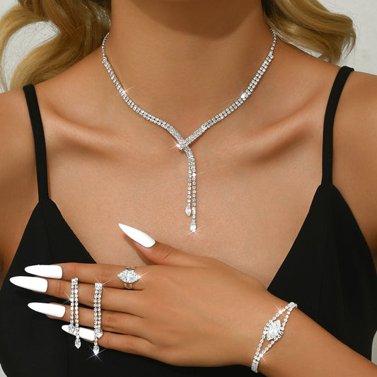 Zircon Eve Necklace Set