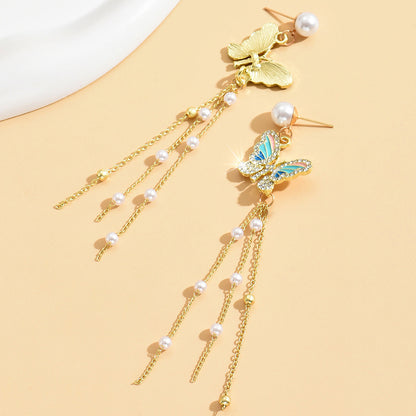 Butterfly Drop Earrings