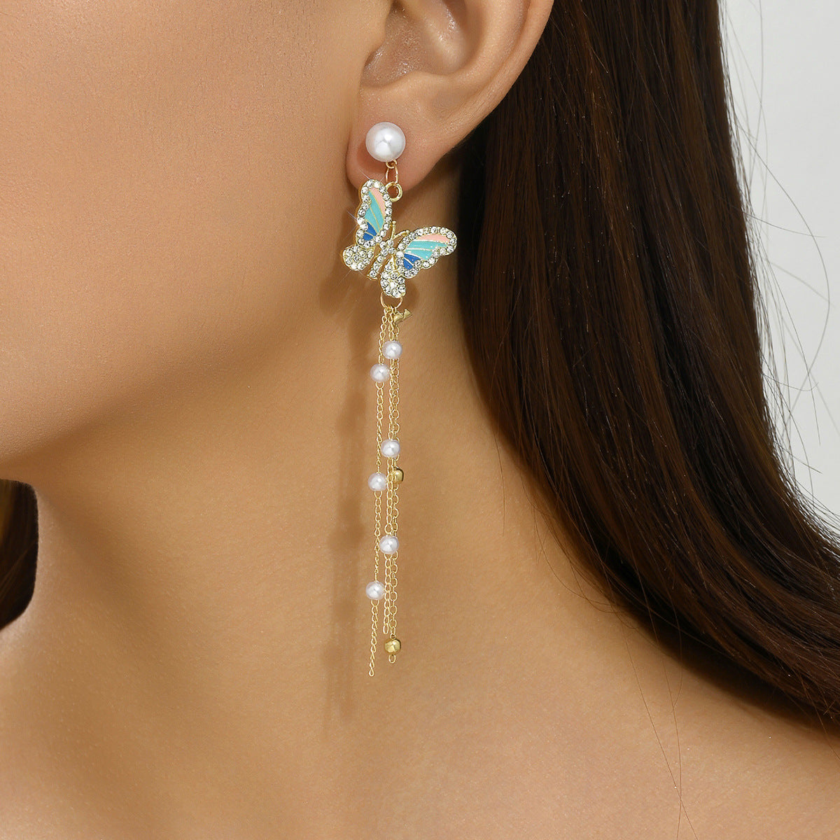 Butterfly Drop Earrings
