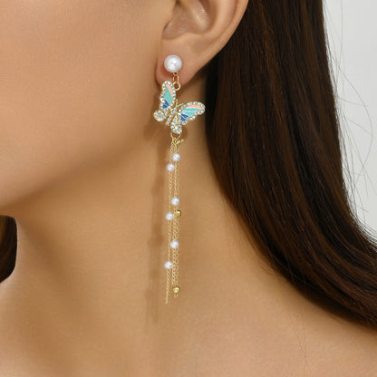 Butterfly Drop Earrings